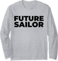 Sailing Sailboat Captain Boat Future Sailor Long Sleeve