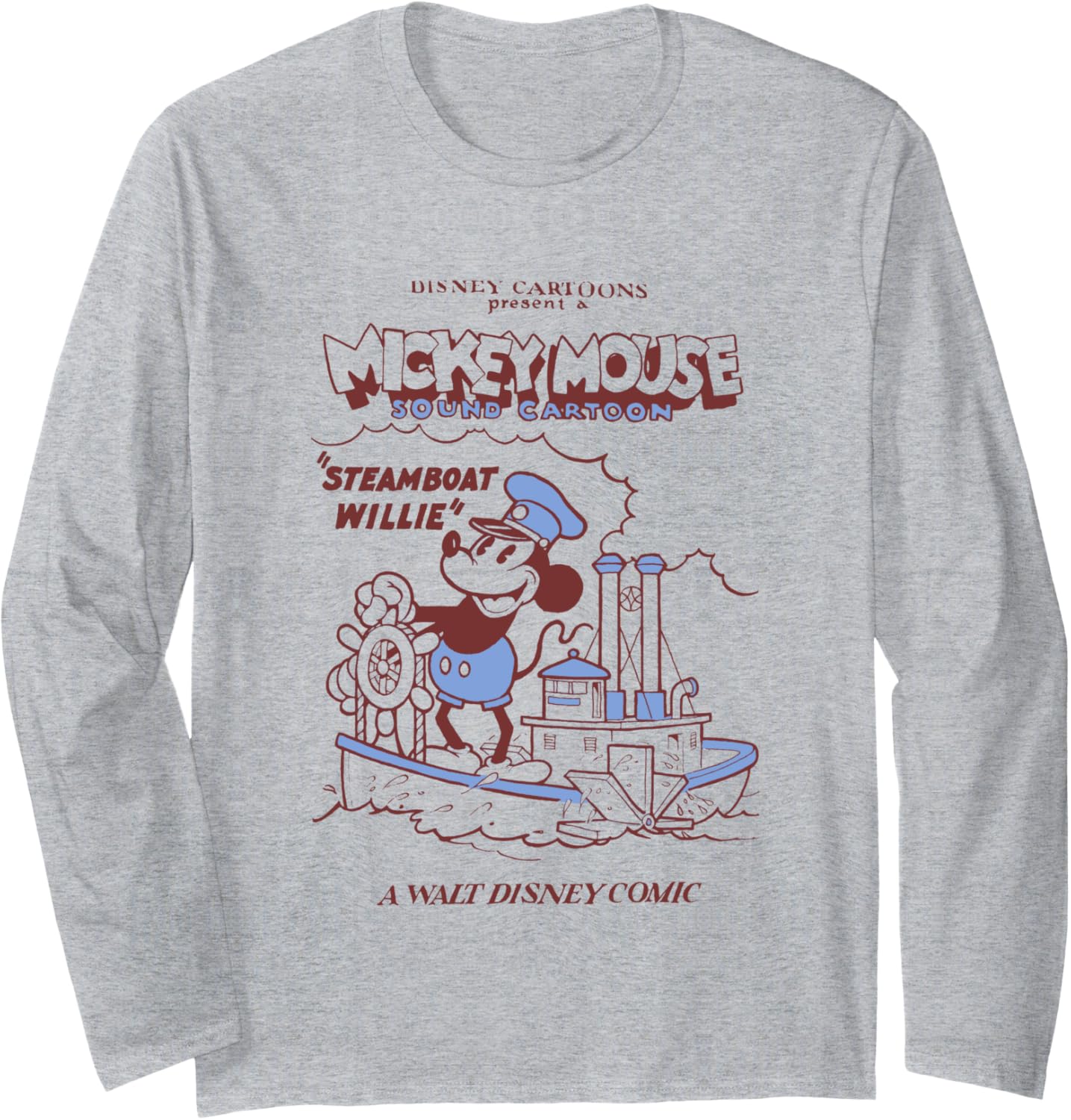 Steamboat Willie A Walt Comic Retro Big Poster