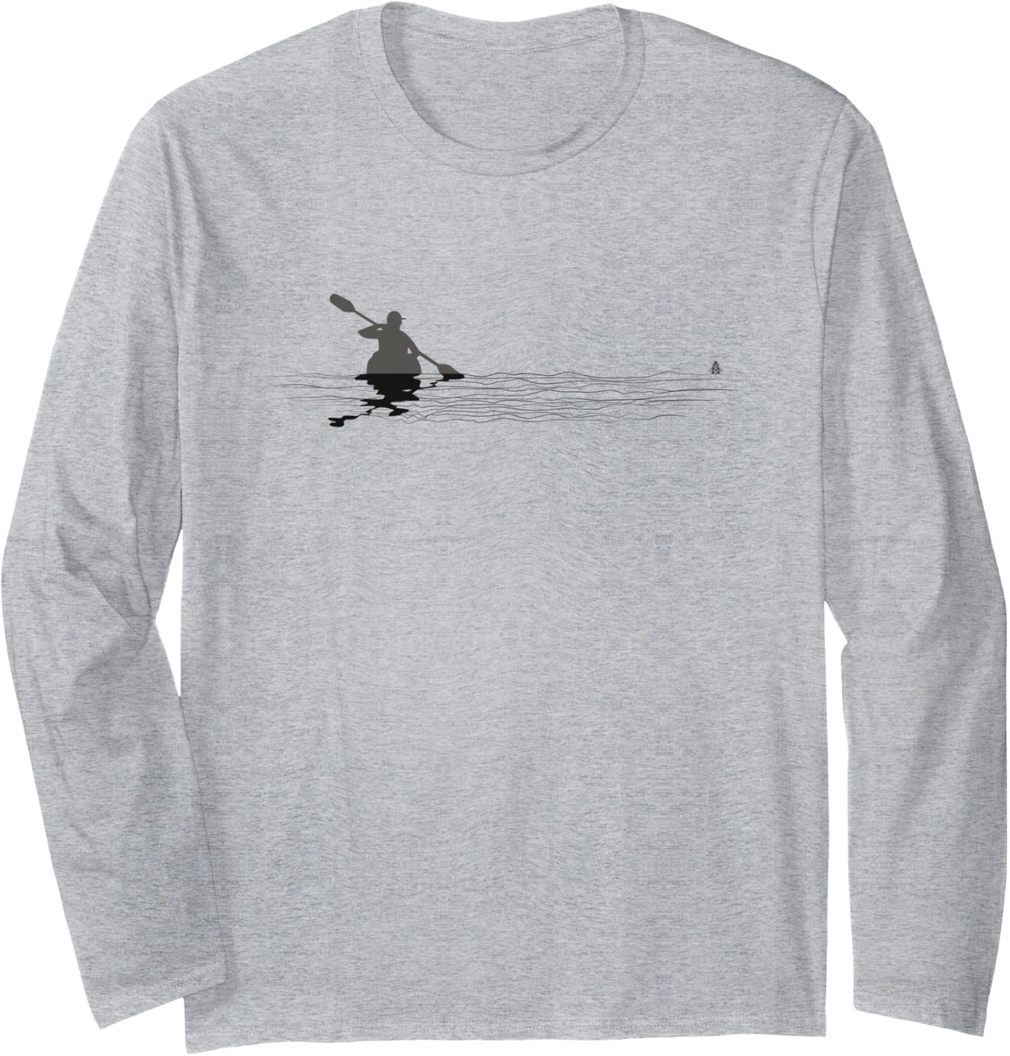 Kayaking Kayak Figure Kayaker Canoe Paddling Long Sleeve