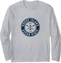 Rhode Island Vintage Boat Anchor Oars Long Sleeve