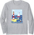 Fenwick Island Lighthouse Coastal Sea Gull Sail Boat