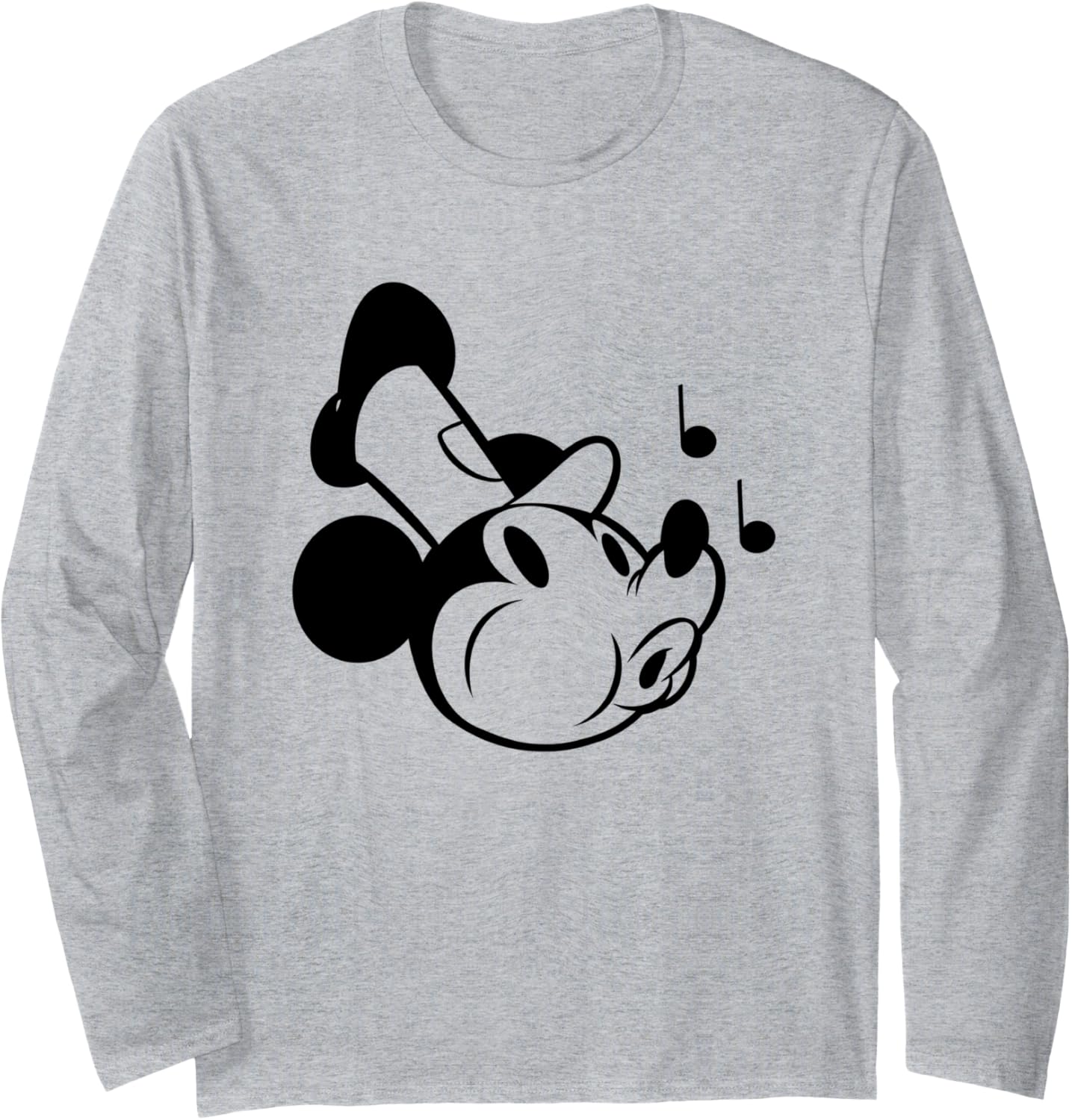 Steamboat Willie Original Whistling Chest Logo Long Sleeve