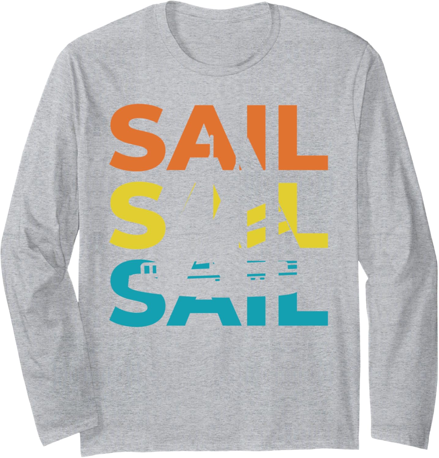 Sail Retro Vintage Sailboat Boating Pontooning Sailor Long