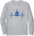 Sailor Heartbeat Sailboat Sailing Long Sleeve