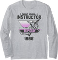 Top Gun Flight School Instructor Action Movie Long Sleeve