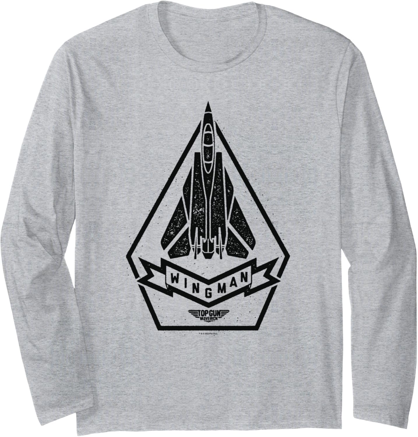 Top Gun Maverick Wingman F 14 Tomcat Logo Long Sleeve