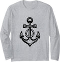 Anchor Nautical Boat Sailor Ocean Long Sleeve