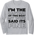 Sailing Sailor Sailboat Im Captain Of Boat Long