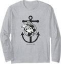 100 Mouse Steamboat Willie Anchor D100 Long Sleeve