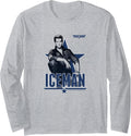 Top Gun Iceman Portrait Poster Long Sleeve