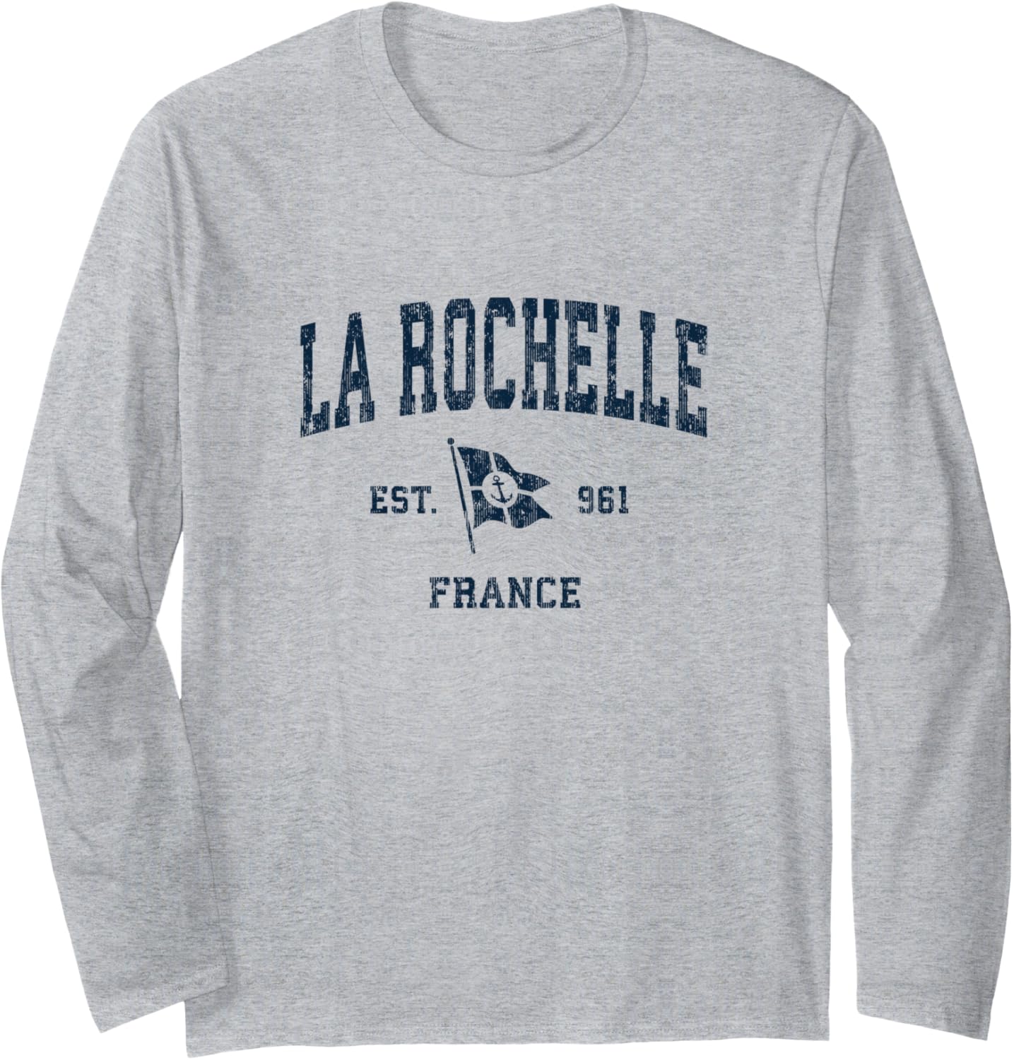 La Rochelle France Vintage Sports Navy Boat Anchor