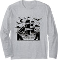 Pirates Boats Women Kids Nautical Boat Captain Long