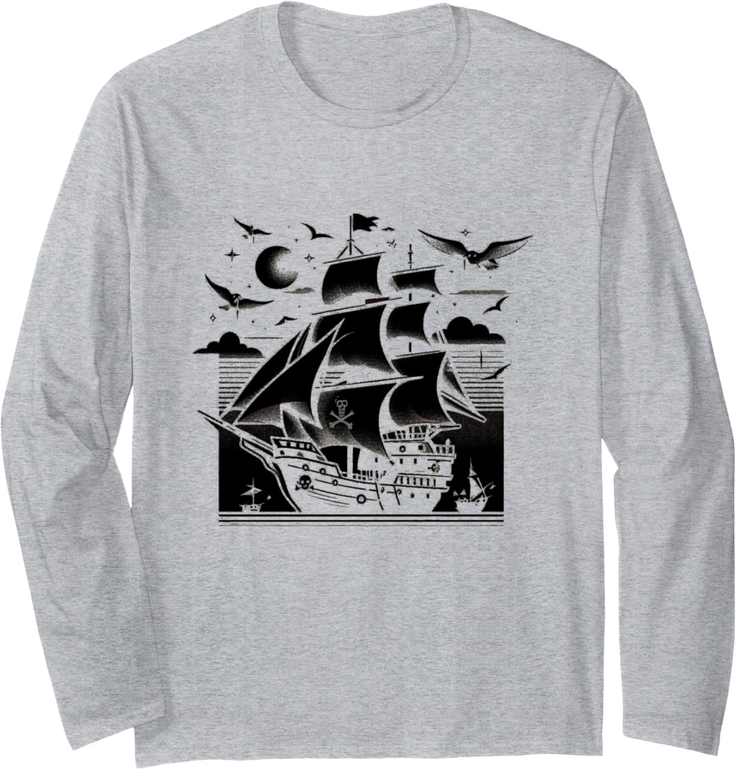 Pirates Boats Women Kids Nautical Boat Captain Long