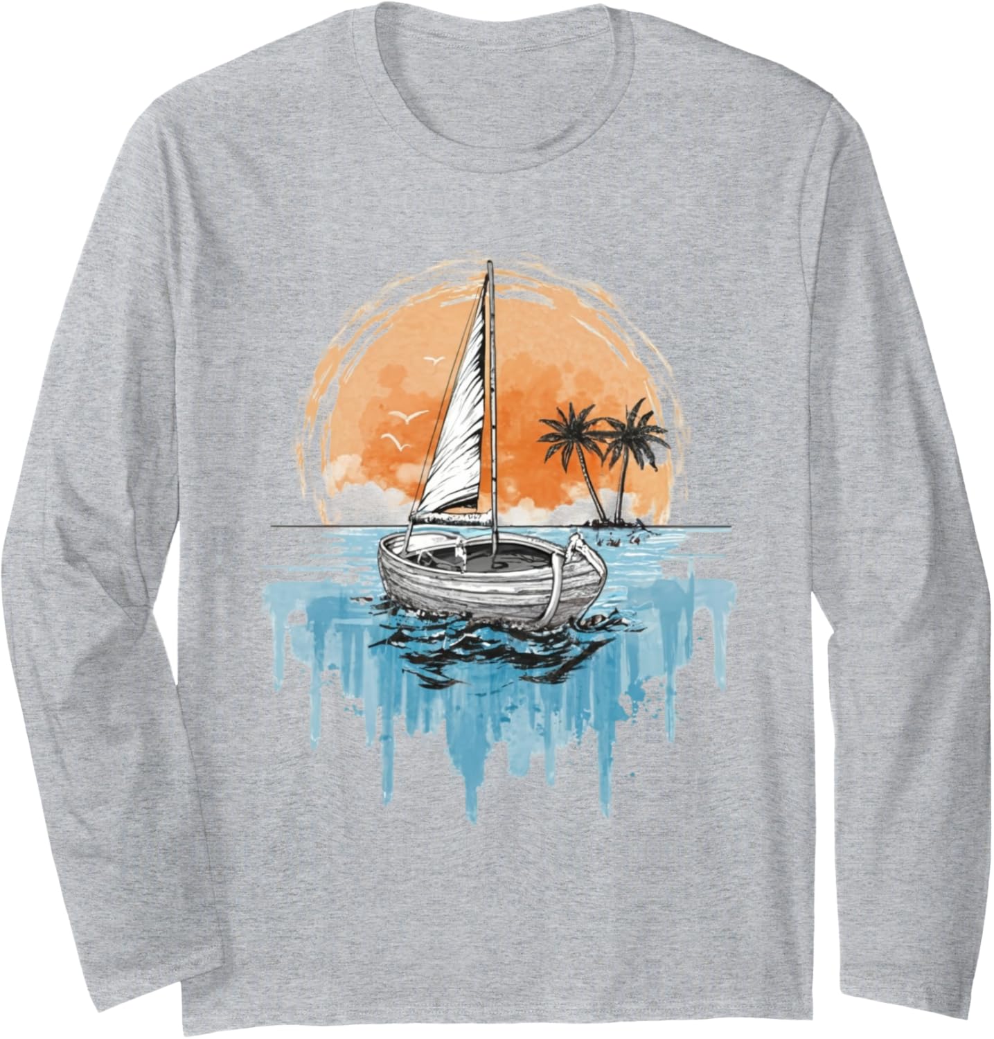 Cool Sailboats On Open Water Nautical Theme Sailing