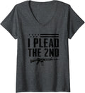 Womens I Plead 2Nd Amendment Ar15 Rifle Pro Guns Funny Gun V