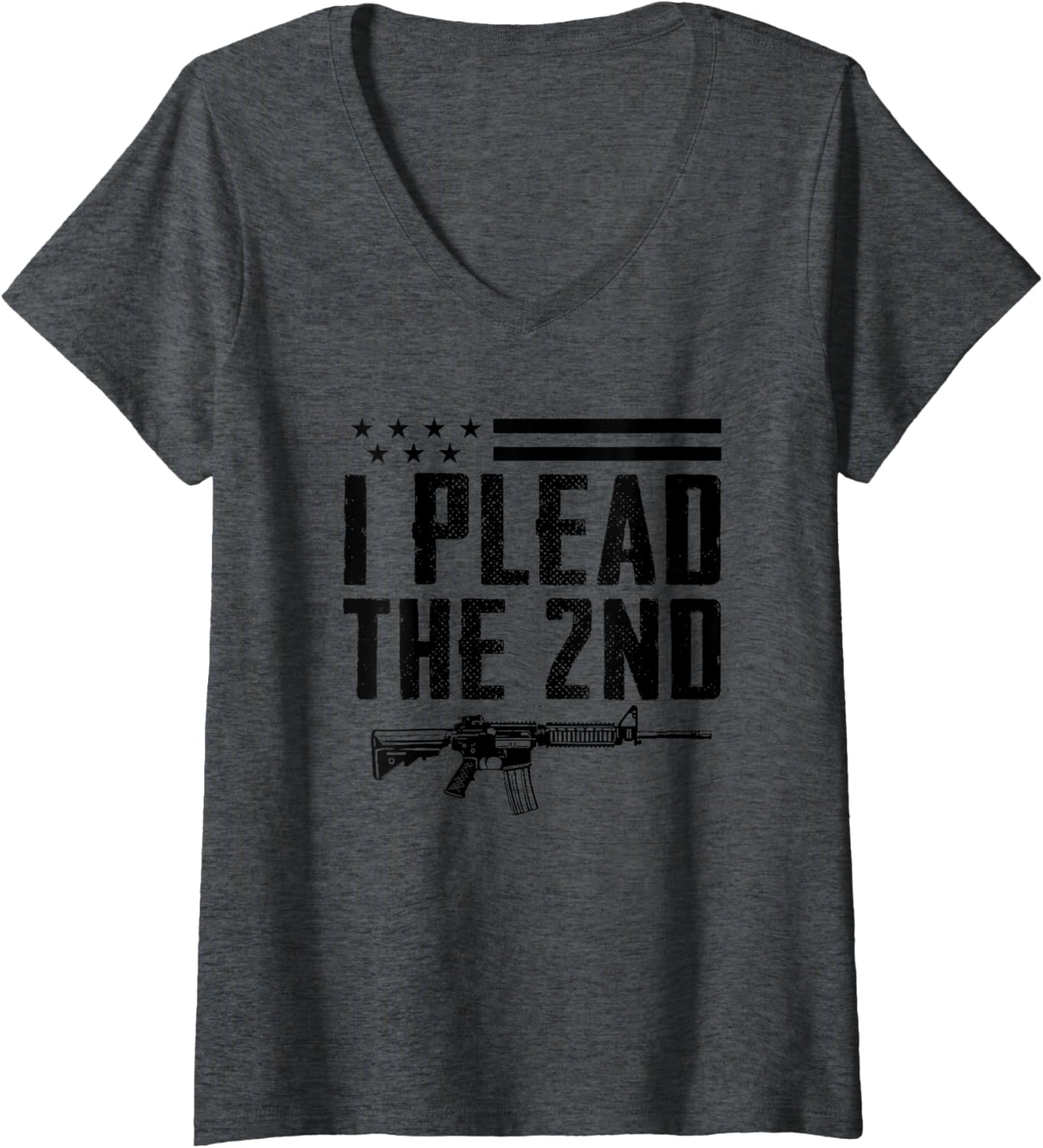 Womens I Plead 2Nd Amendment Ar15 Rifle Pro Guns Funny Gun V