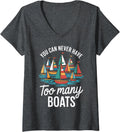 Womens Funny Sailing Boat Can Never Have Too