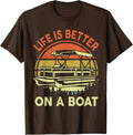 Pontoon Captain Dad Men Life Is Better On