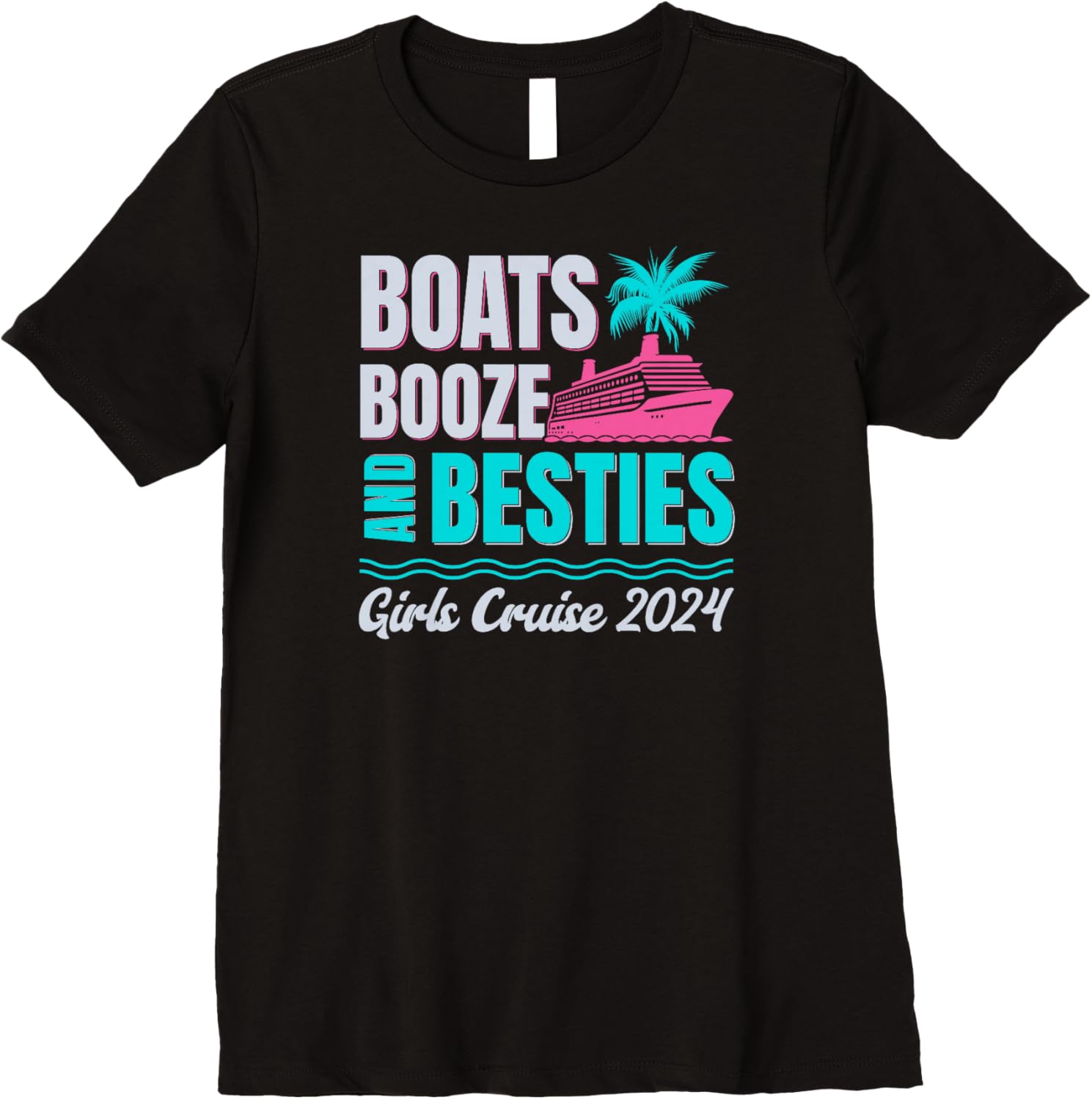 Womens Funny Girls Trip Cruise Squad 2024 Boats