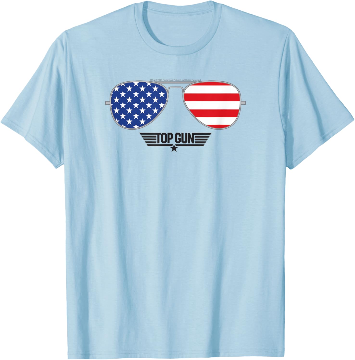 Top Gun 4Th Of July American Flag Aviator Sunglasses Women Men