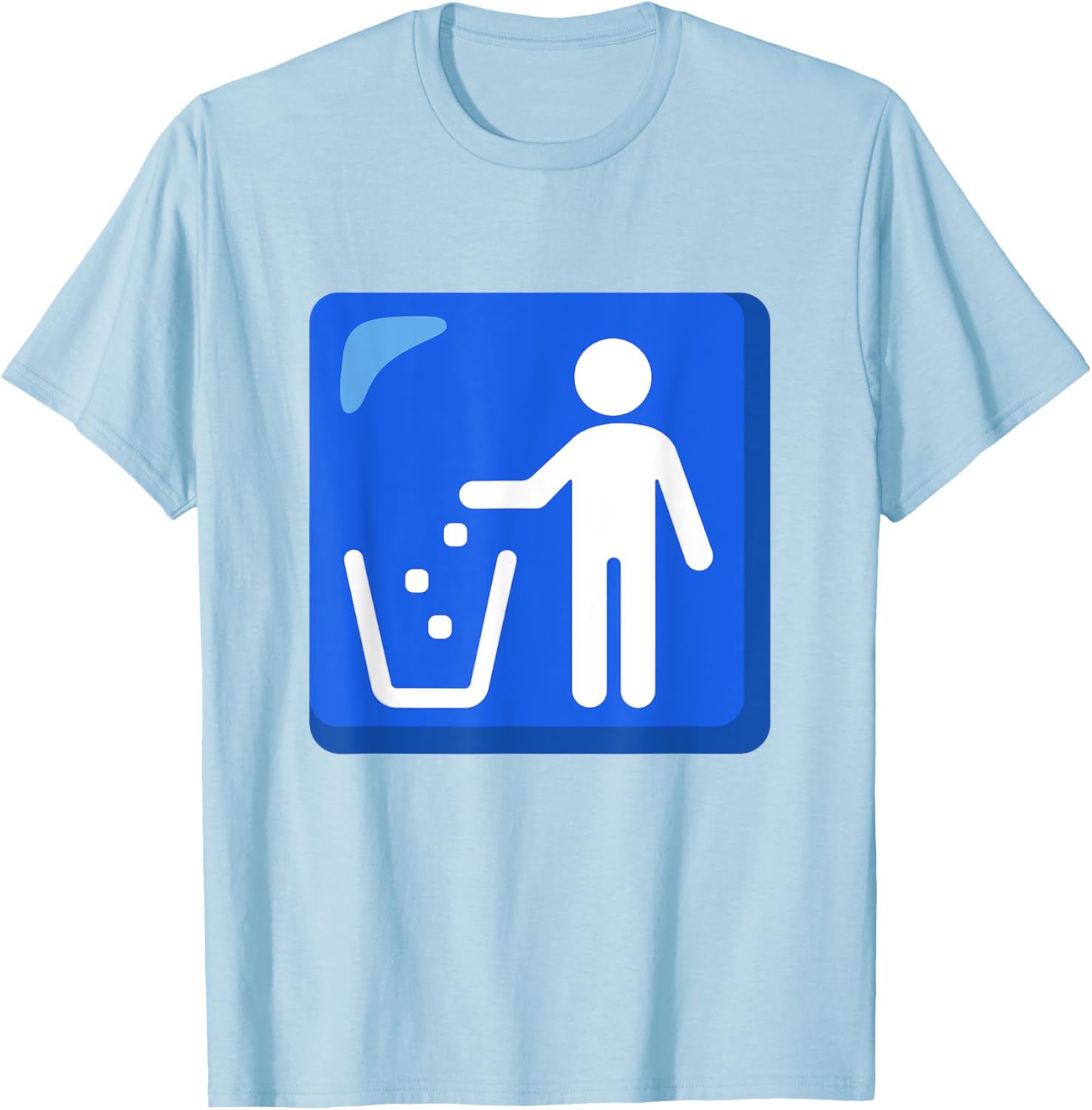 Litter in Bin Sign Put Litter in Its Place Symbol Costume