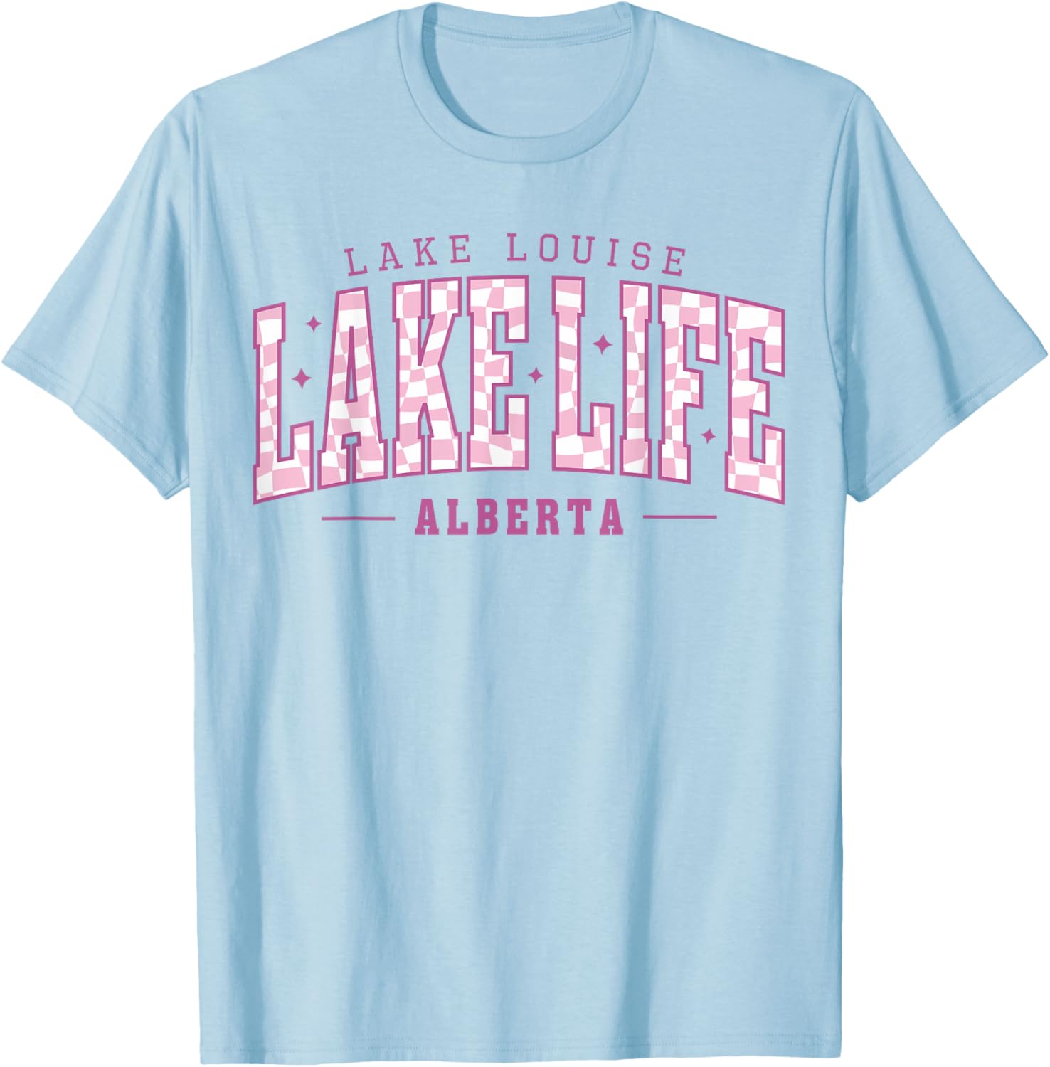 Lake Life Checkerboard Lake Louise Summer Vacation Boat