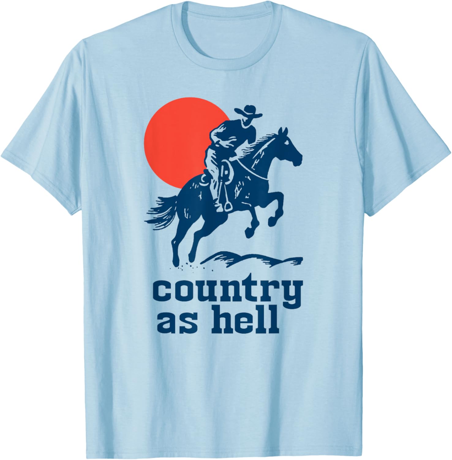 Country As Hell Western Cowboy Vintage Gunslinger Retro