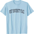 West University Place Texas TX Vintage Sports Design Navy De