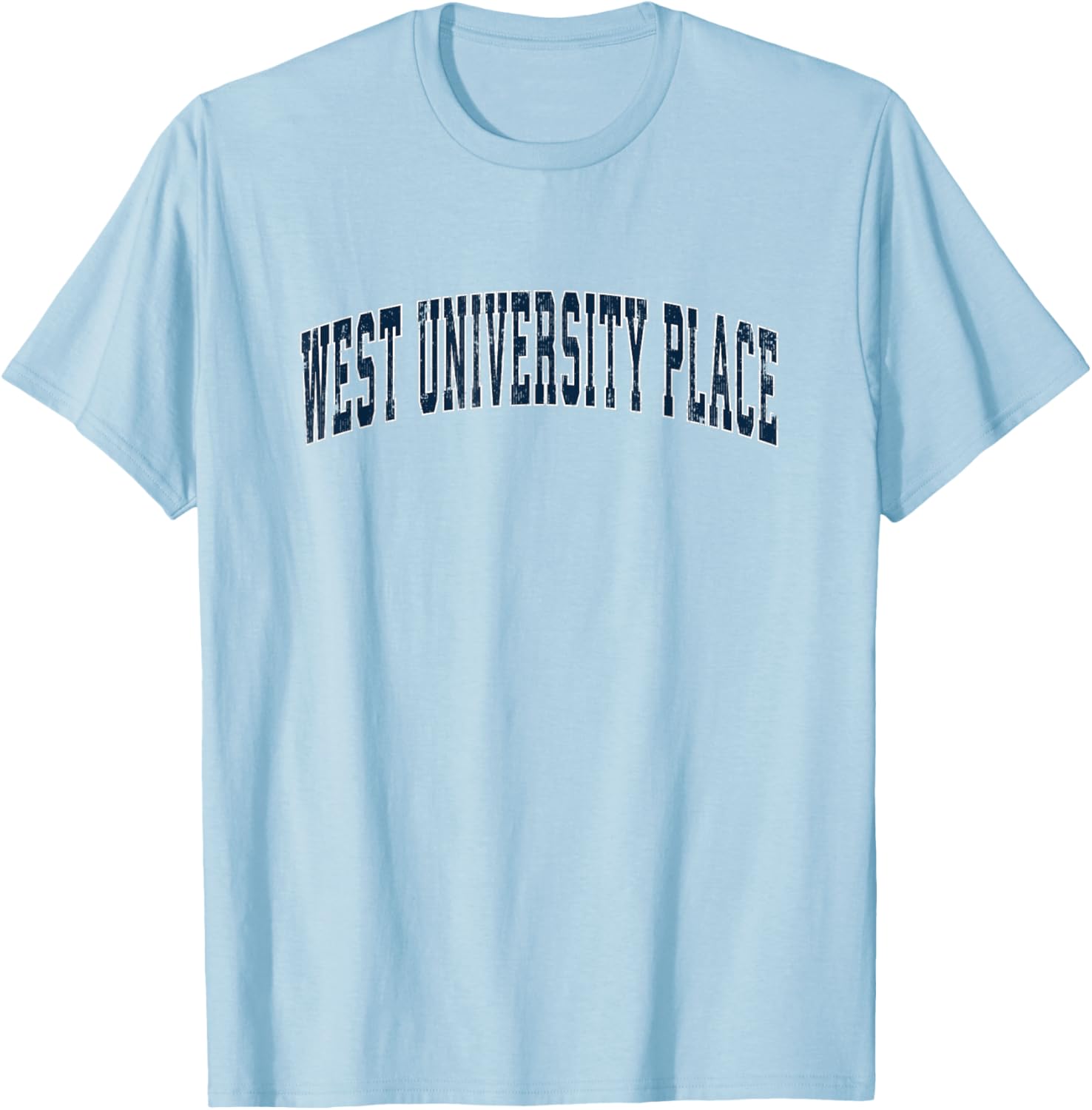 West University Place Texas TX Vintage Sports Design Navy De