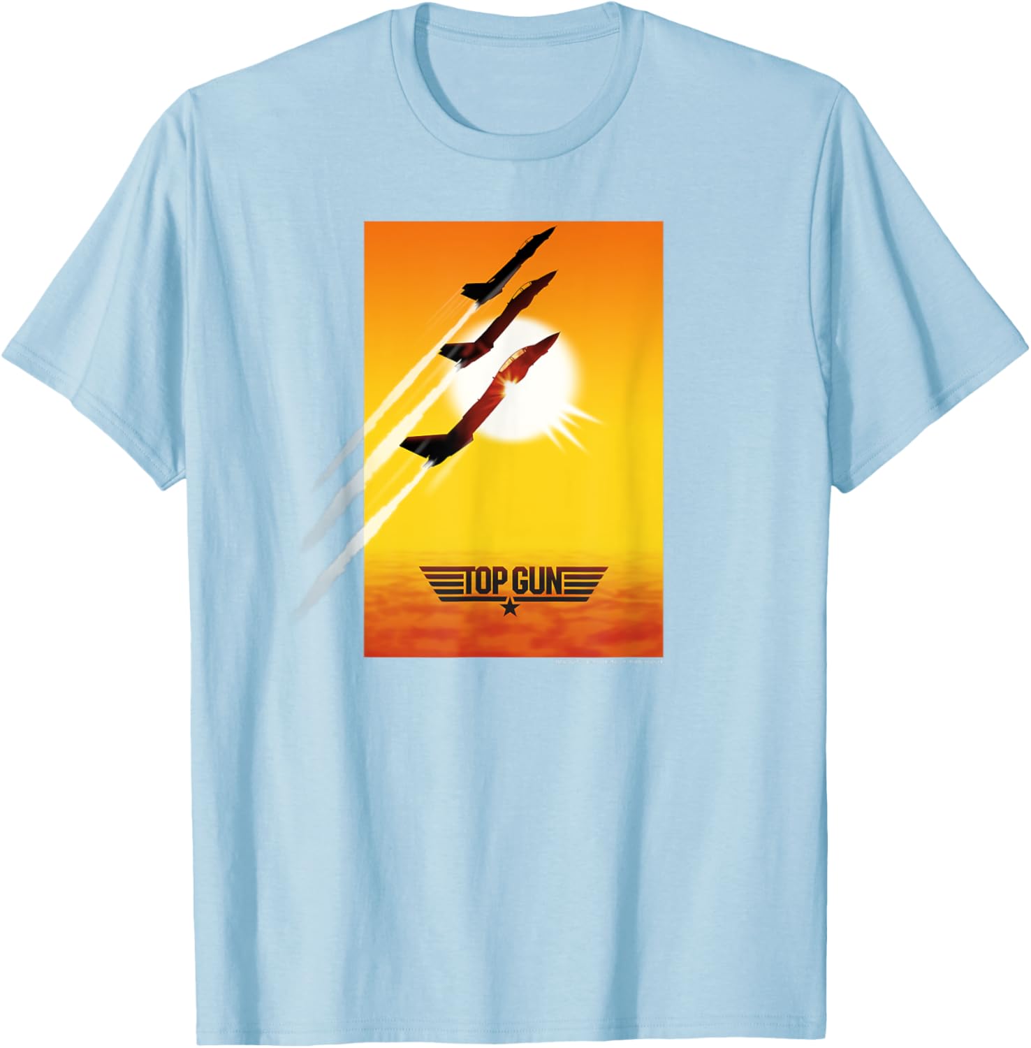 Top Gun Poster Planes At Sunset Action Movie