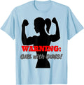 Warning Girl With Guns