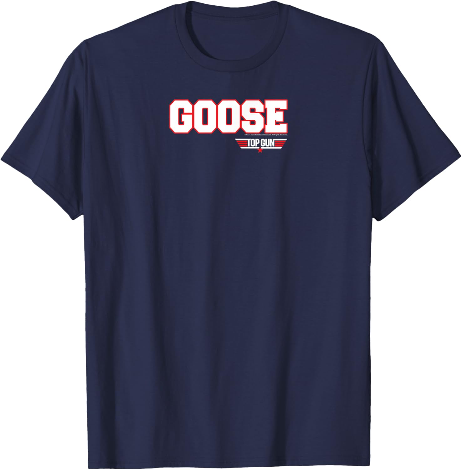 Top Gun Goose Athletic Lettering Logo Action Movie