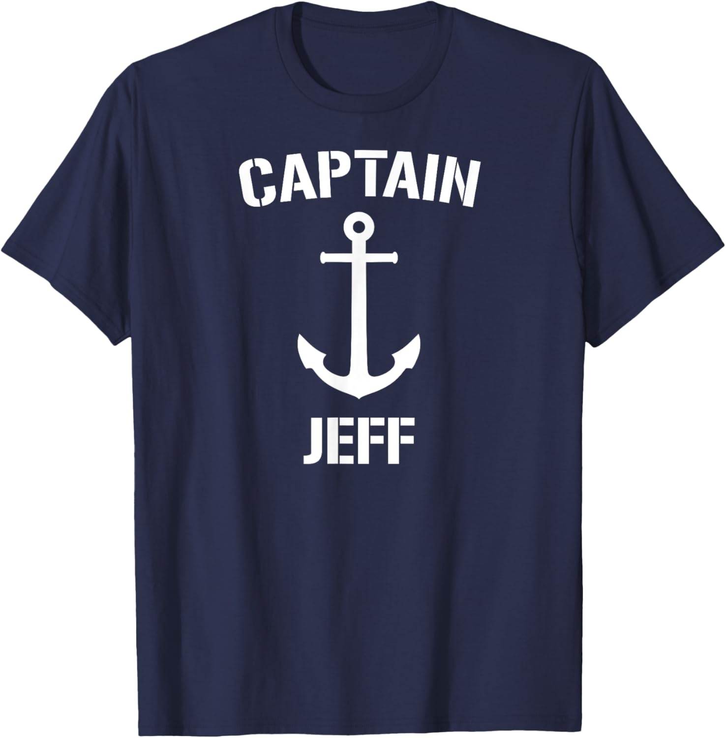Nautical Captain Jeff Personalized Boat Anchor