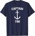 Nautical Captain Tim Personalized Boat Anchor