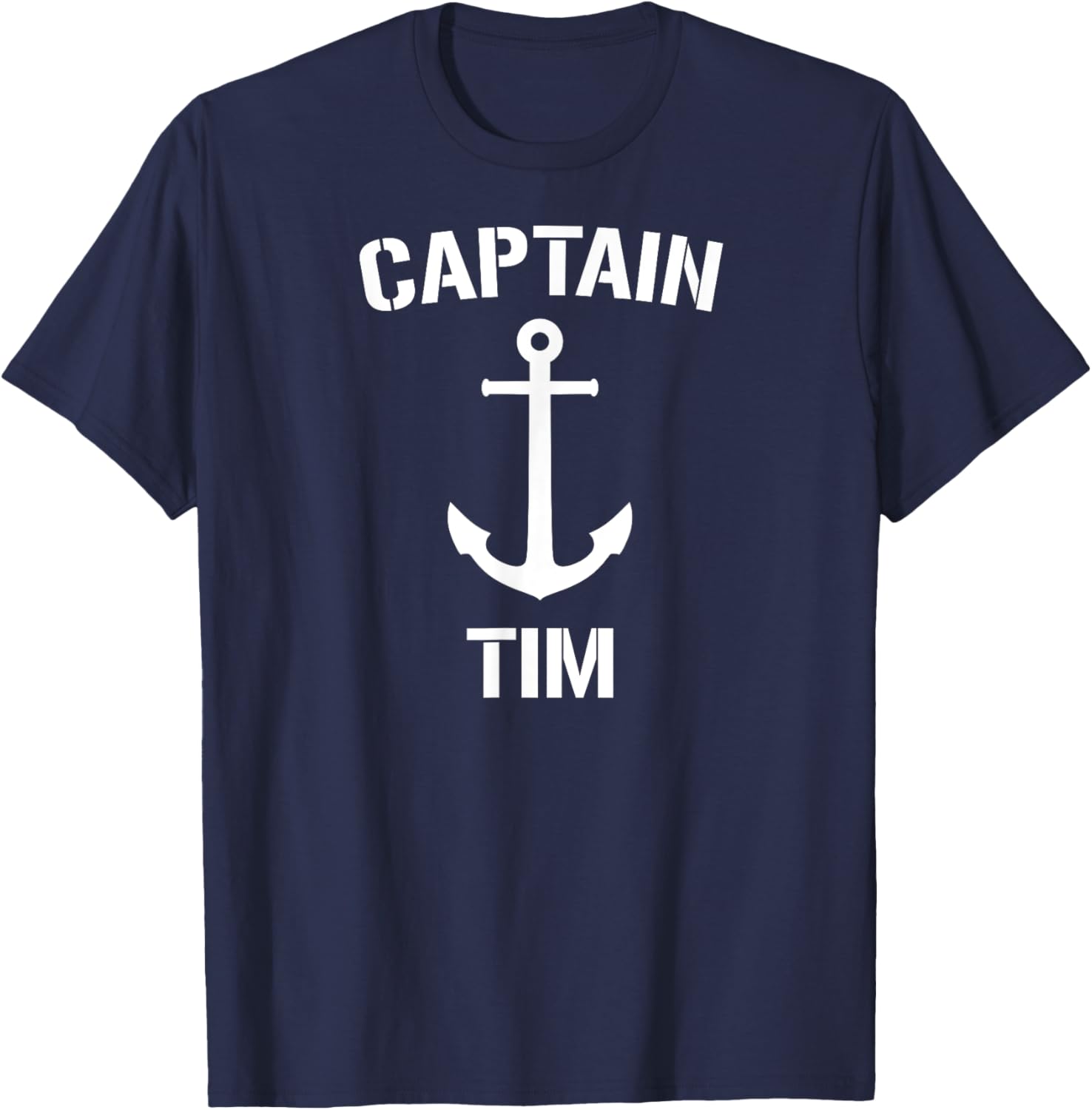 Nautical Captain Tim Personalized Boat Anchor