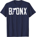 Calidesign Bronx Gun T Shirt Ny New York Brooklyn Rap Tee