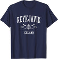 Reykjavik Vintage Crossed Oars Boat Anchor Sports