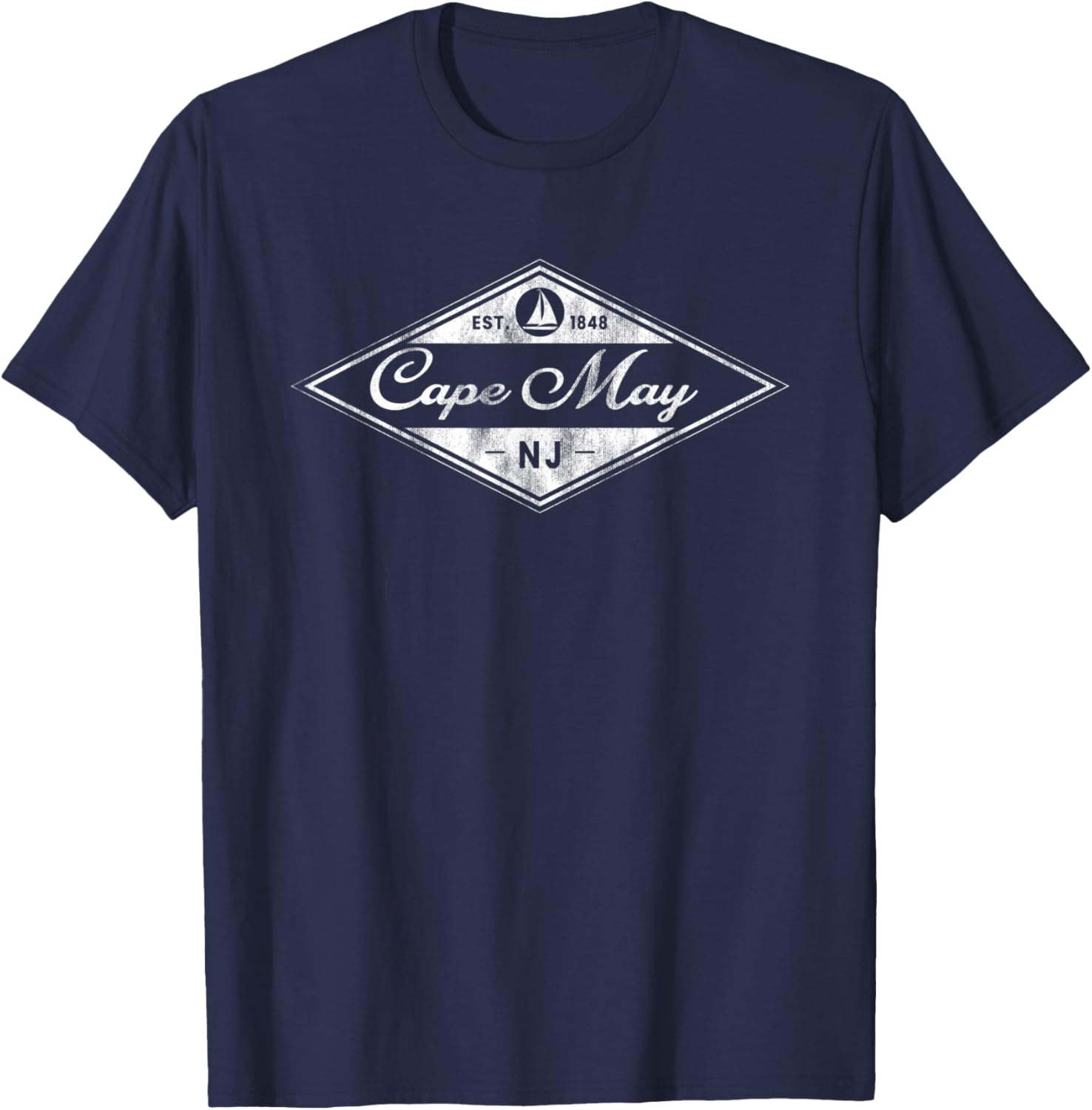 Vintage Cape May Nj Boating Established 1848 Souvenir