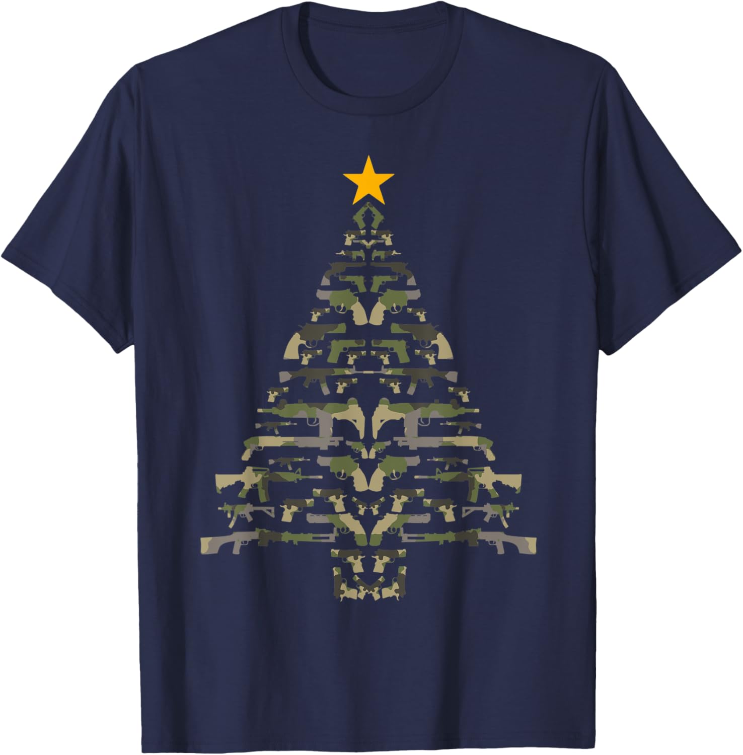 Guns Christmas Tree Gun Owner Gun Lover