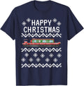 Narrowboat Ugly Christmas Canal Boat Xmas