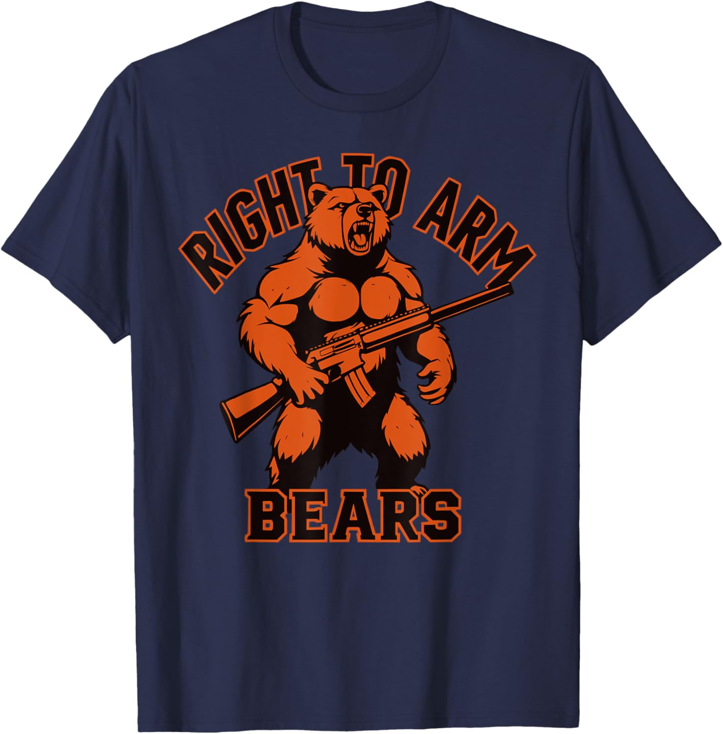 I Support Right To Arm Bears Funny Dad Joke Gun Guns Pun