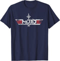 Top Gun Japanese Logo With Silhouette Action Movie