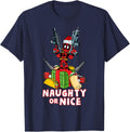 Naughty Nice Guns Tacos Christmas T Shirt