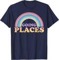 Going Places Retro Rainbow Pastel Gradient