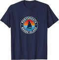 Portsmouth Rhode Island Ri Vintage Sailboat Retro 70S