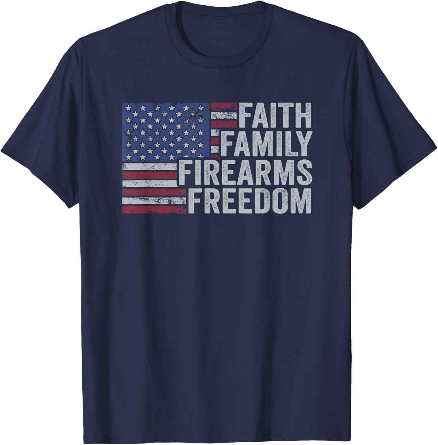 Faith Family Firearms Freedom Pro God Guns 4Th Of July Gun Women