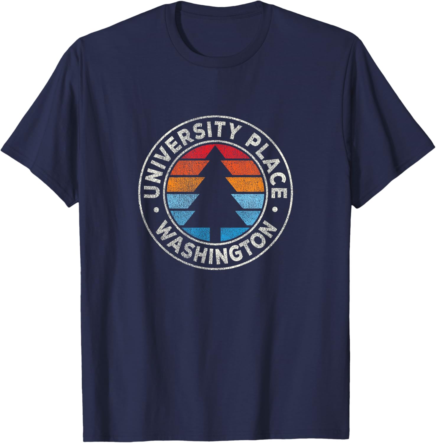 University Place Washington WA Vintage Graphic Retro 70s