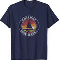Cape May New Jersey Vintage Sailboat 70S Retro