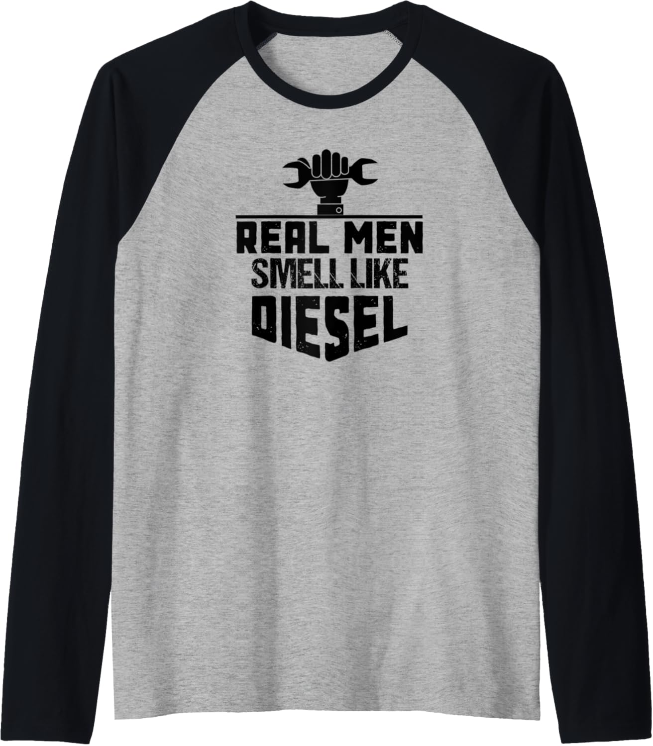 Mens Real Men Smell Like Diesel Funny Quote