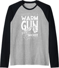 Happiness Is A Warm Gun T Shirt Shooting Skills T Shirt Raglan